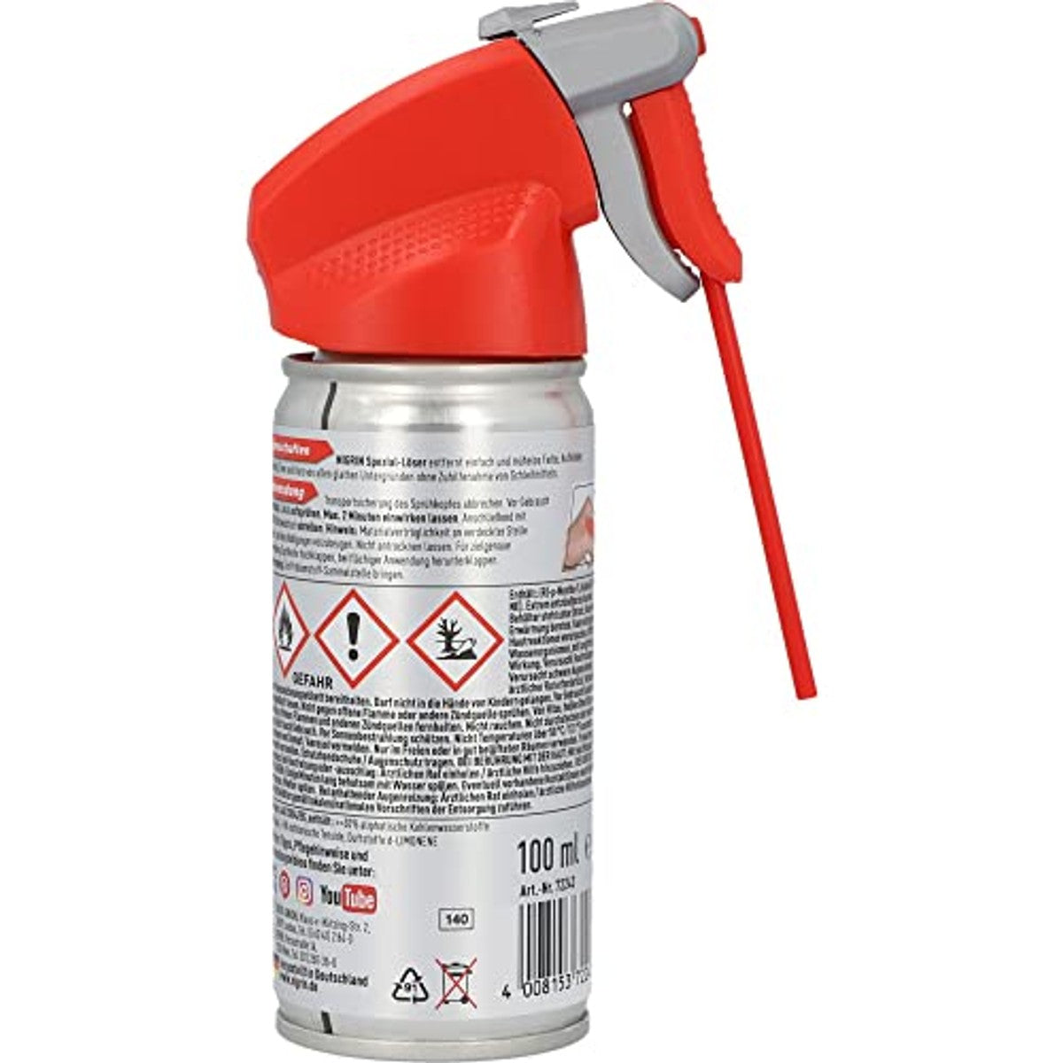 NIGRIN Stickerverwijderaar Spray 6 x 100 ml - Voordeelverpakking