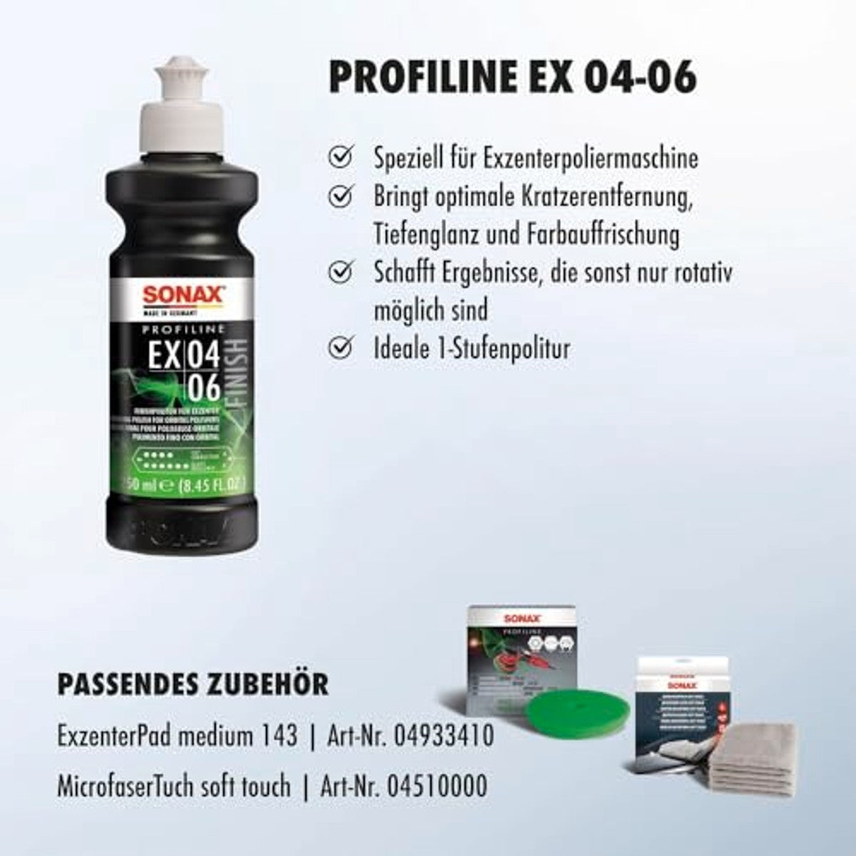 SONAX ProfiLine EX 04/06 6 x 250 ml - Voordeelverpakking
