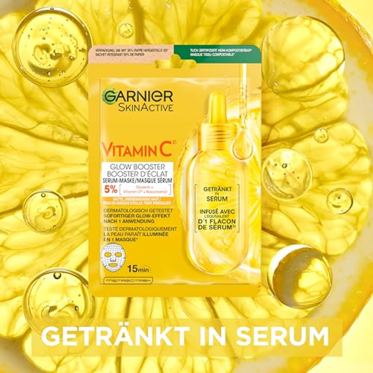 Garnier SkinActive Vitamine C Doekmaskers 5 x 1 masker – Garnier