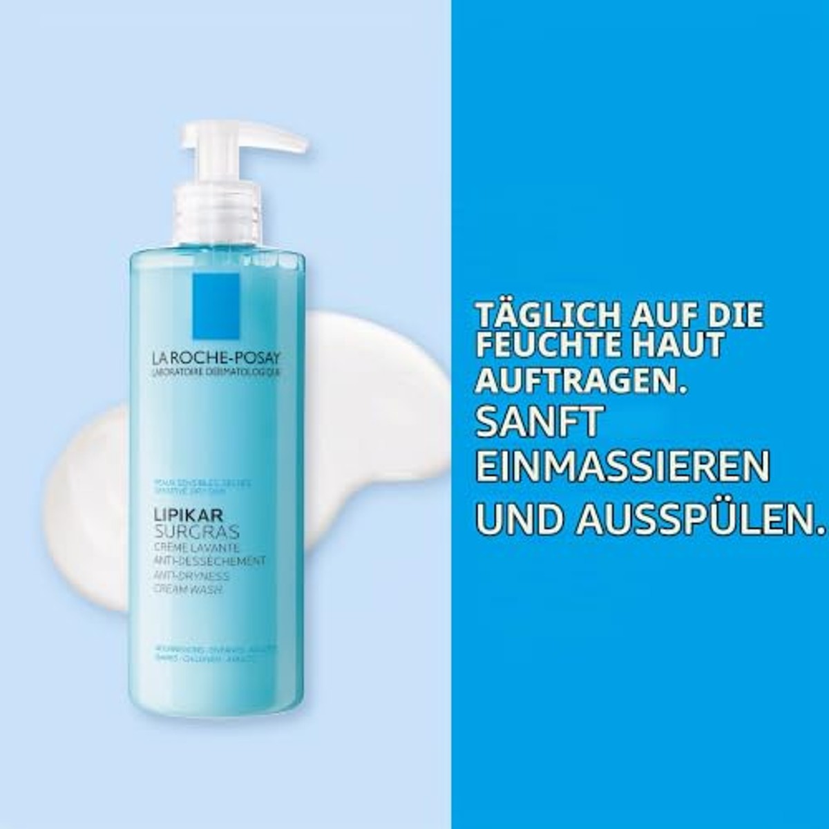 La Roche-Posay Lipikar Surgras Vloeibare Reiniger 400 ml - 6-pack