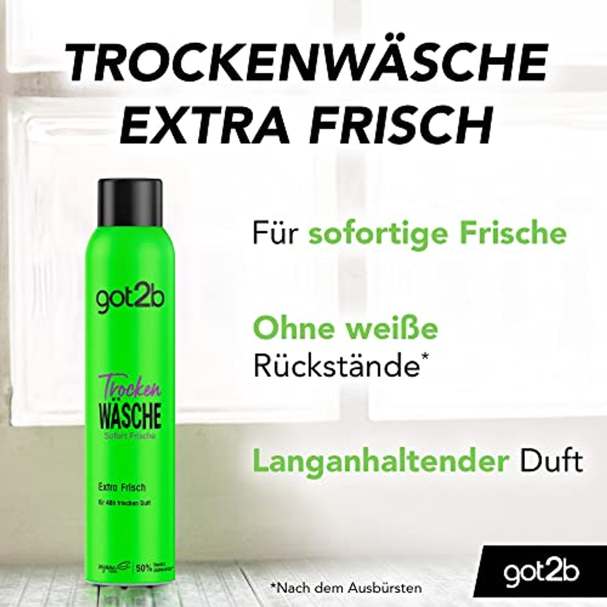 got2b Droogwas Extra Fris Droogshampoo 200 ml – got2b