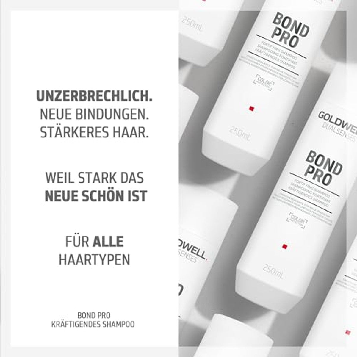 Goldwell Dualsenses Bond Pro Versterkende Shampoo voor Zwak en Kwetsbaar Haar - 3-pack