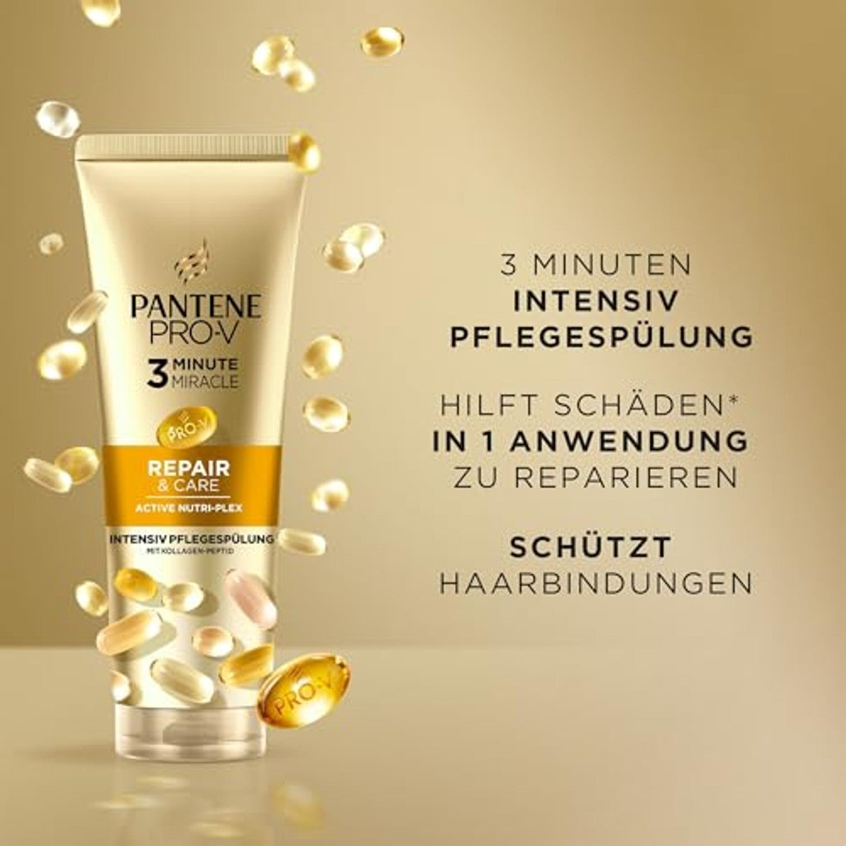 Pantene Pro-V Repair & Care 3 Minute Miracle Conditioner 3 x 160 ml - Voordeelverpakking