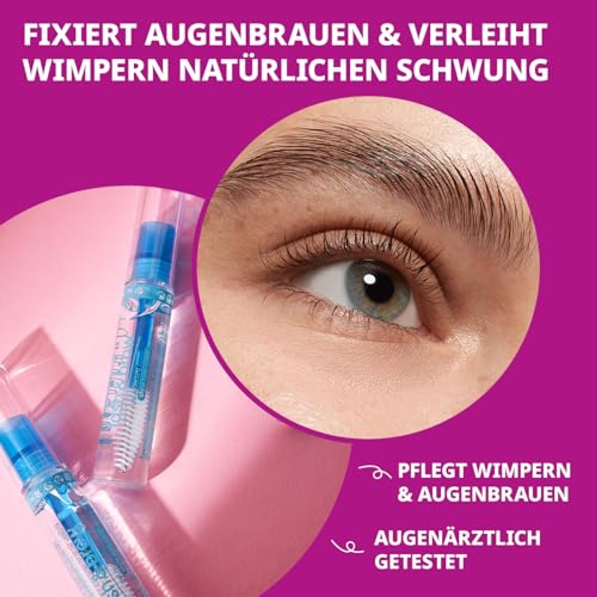 essence lash & brow gel mascara transparant 9 ml - 3-pack