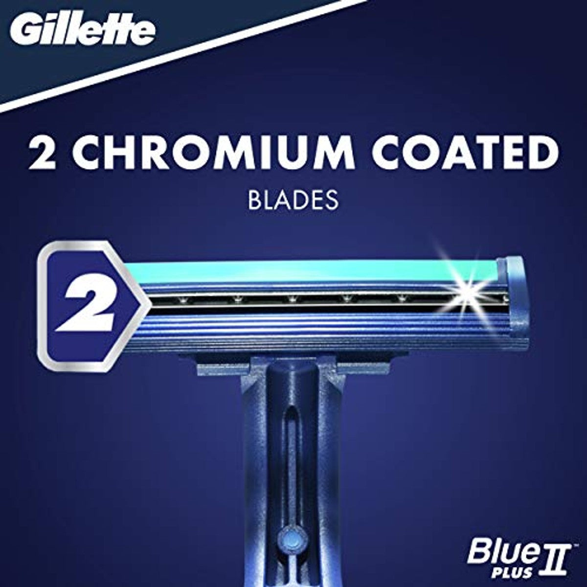 Gillette BlueII Plus Wegwerpmessen voor mannen 20 Stuk – Gillette
