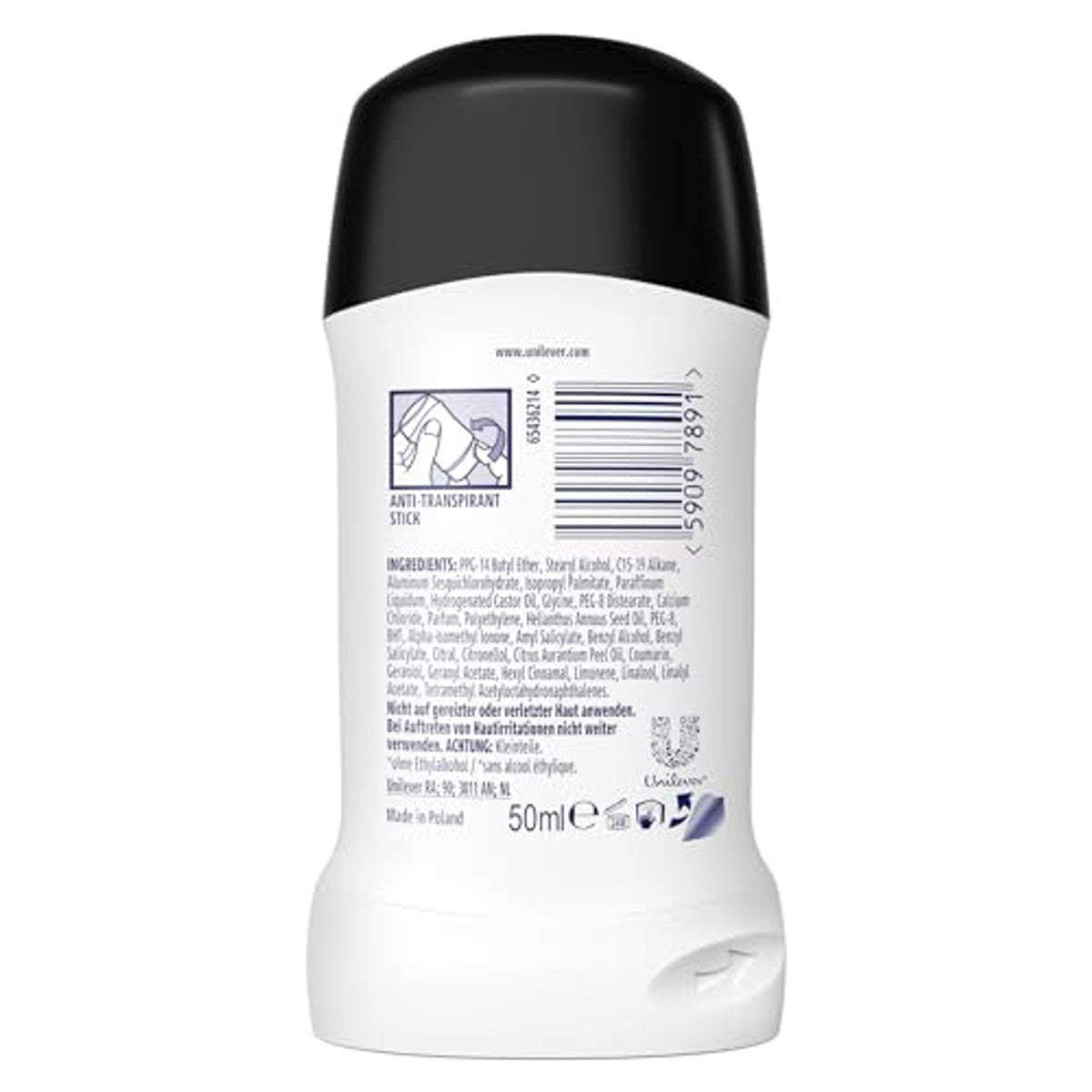 Rexona Nonstop Protection Invisible Aqua Deostick 6 x 50 ml - Voordeelverpakking