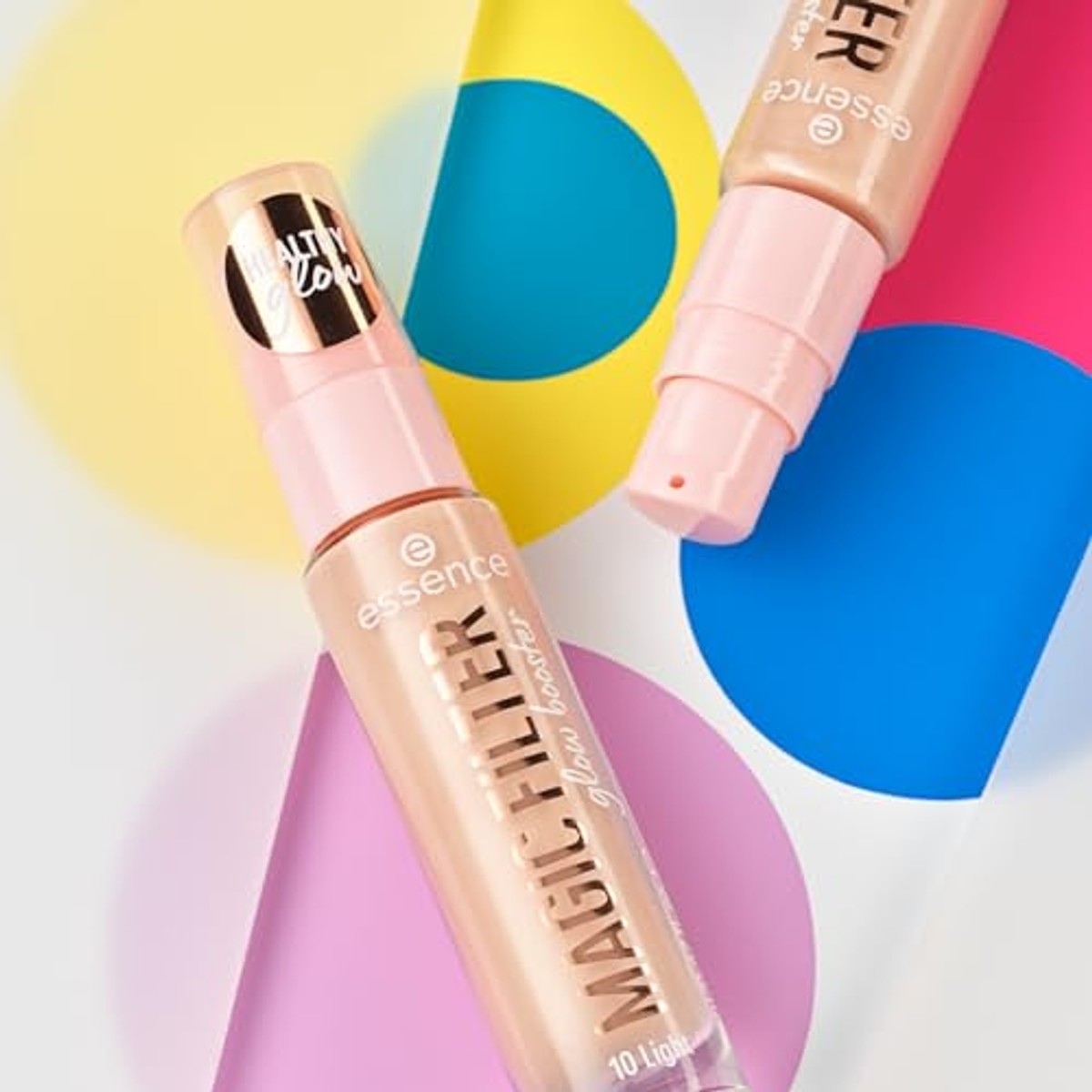 essence Magic Filter glow booster, basis, nr. 10, nude, voedend, kleureffect, zacht, natuurlijk, stralend, veganistisch, zonder parfum, zonder alcohol, zonder parabenen, per stuk verpakt (14 ml) | Lichtdekking, kleureffect, beschermend – Essence Cosmetics