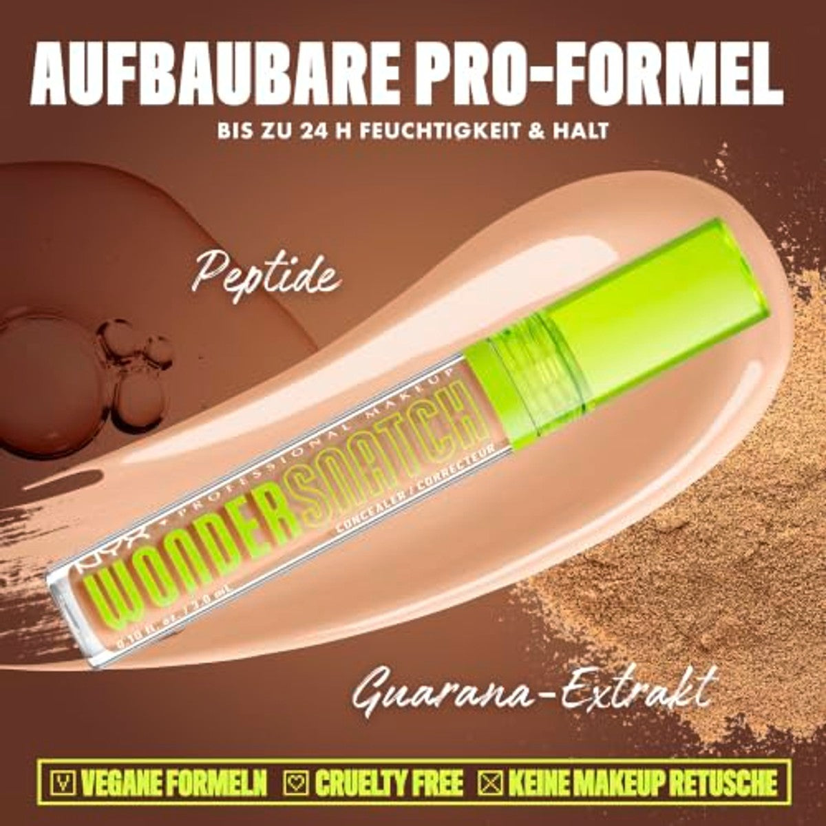 NYX Professional Makeup, Wonder Snatch Concealer, vloeibare romige formule, zachte matte afwerking, waterbestendig, geeft niet af, hydrateert tot 24 uur, veganistische formule, 10 Light Beige, 3,5 ml | Wonder Snatch vloeibare – NYX PROFESSIONAL MAKEUP