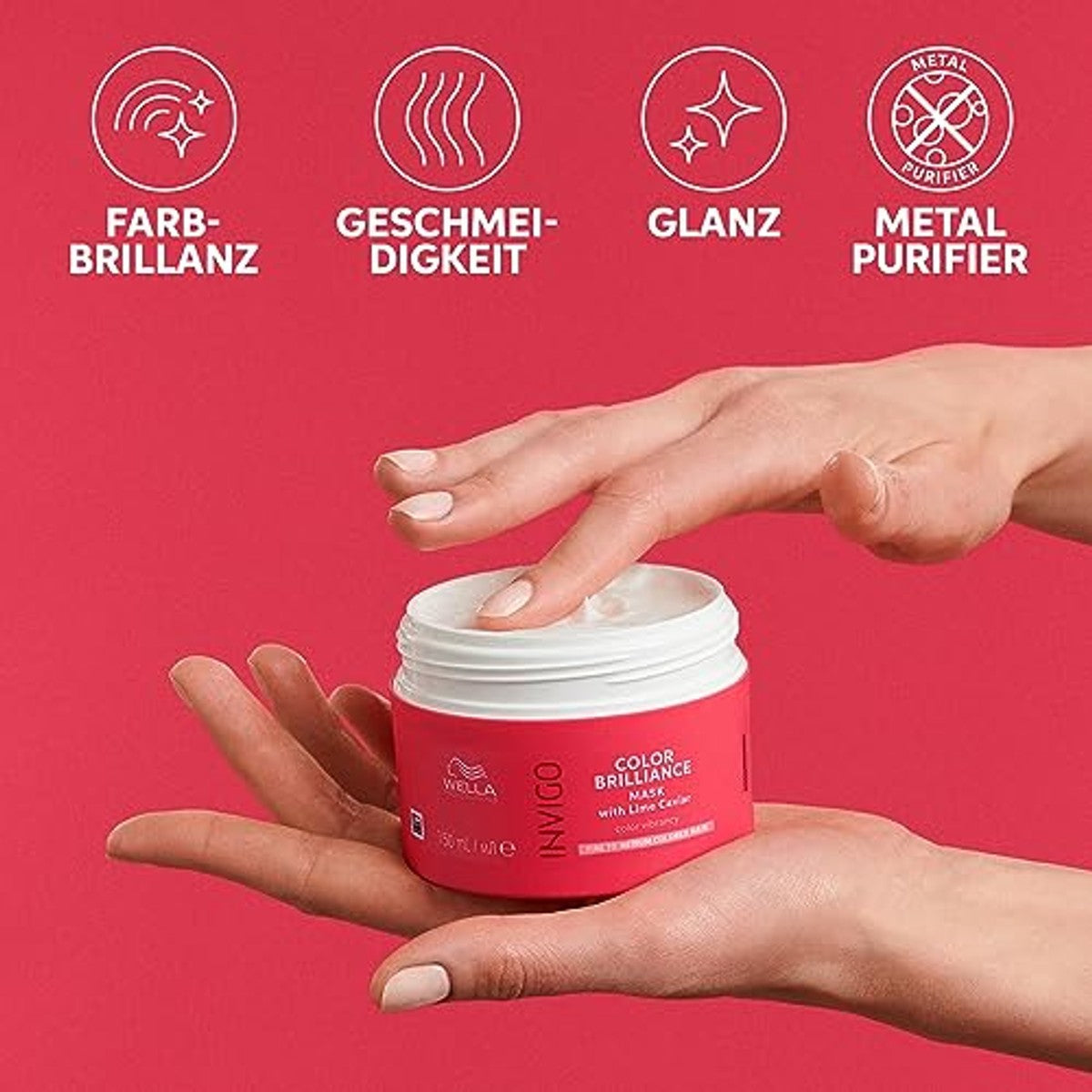 Wella Professionals Invigo Color Brilliance Mask fijn 3 x 500 ml - Voordeelverpakking