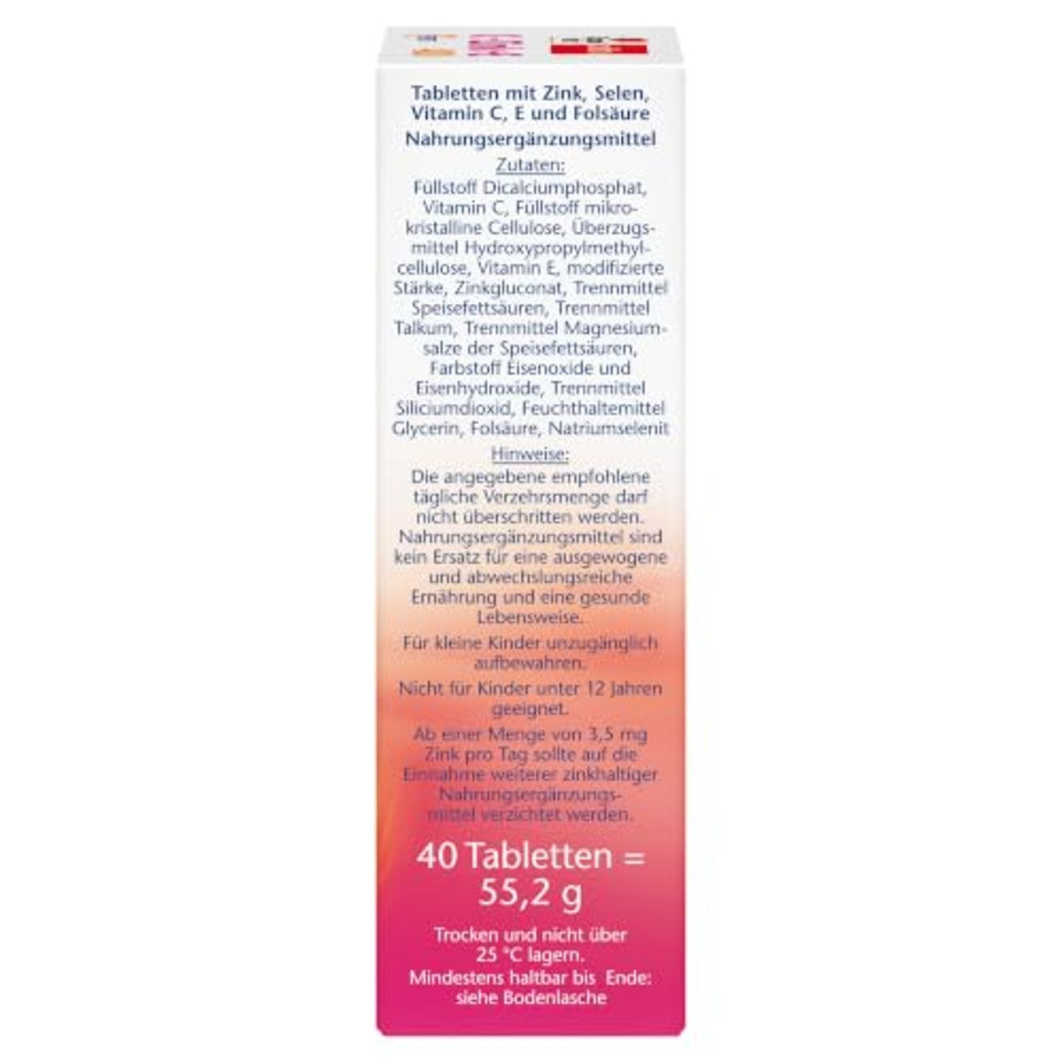 Doppelherz C + Zink + E 400 Depot 40 Tabletten - 6-pack