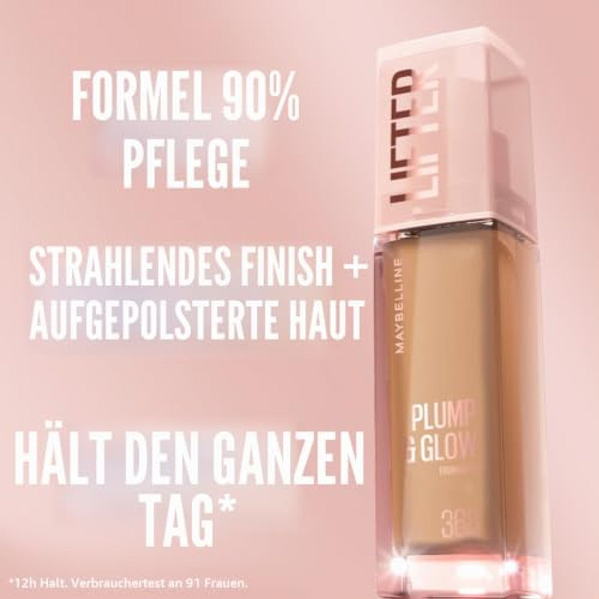MAYBELLINE Lifter Plump & Glow Foundation 102 30 ml - 6 stuks