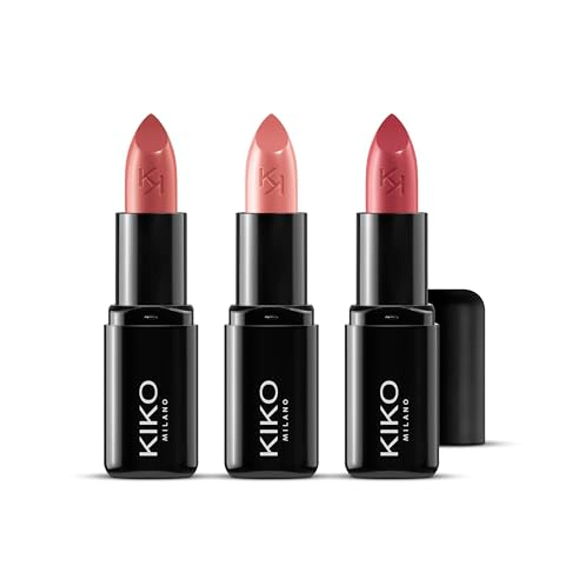 KIKO Milano Smart Fusion Lip Set 03, lippenset met 3 lippenstiften met glanzende afwerking – Kiko Milano