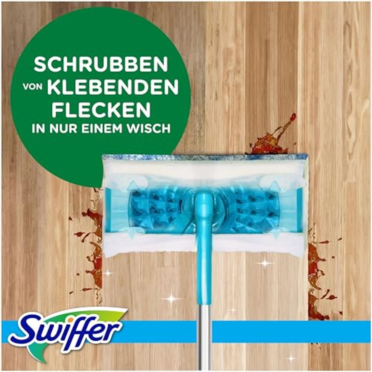 Swiffer Vloerwisser, 1 x starterset, 6 x natte navullingen - 3-pack