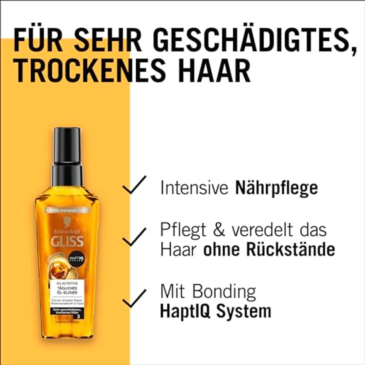 Gliss Haarolie dagelijkse olie-elixer 75 ml – Gliss