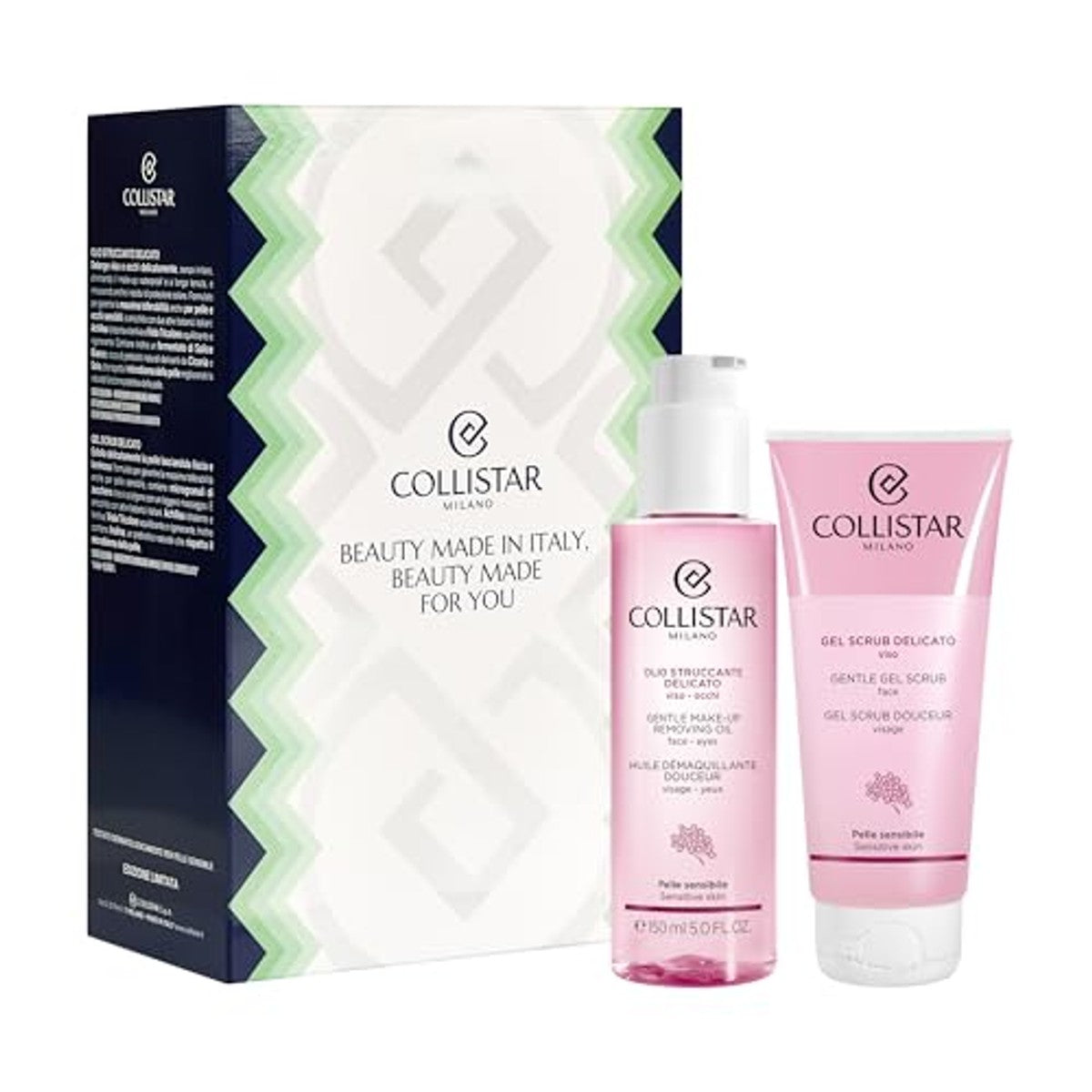 Collistar Cadeauset Zachte Reiniging Reinigingsolie 150 ml + Gezichtscrub 100 ml