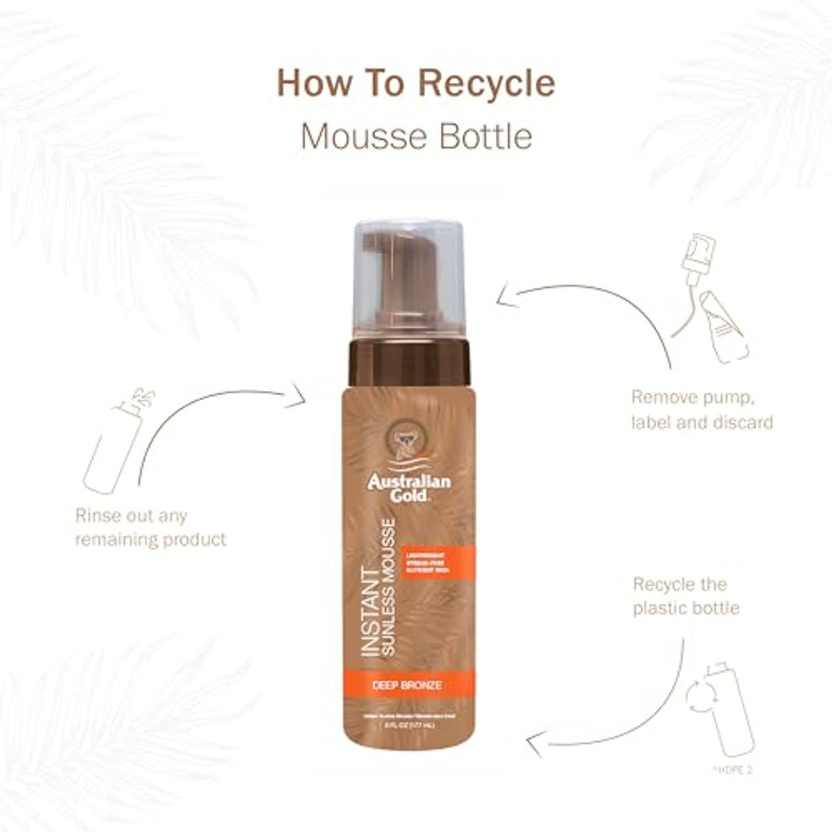 Australian Gold Instant Sunless Mousse 3 x 177 ml - Voordeelverpakking