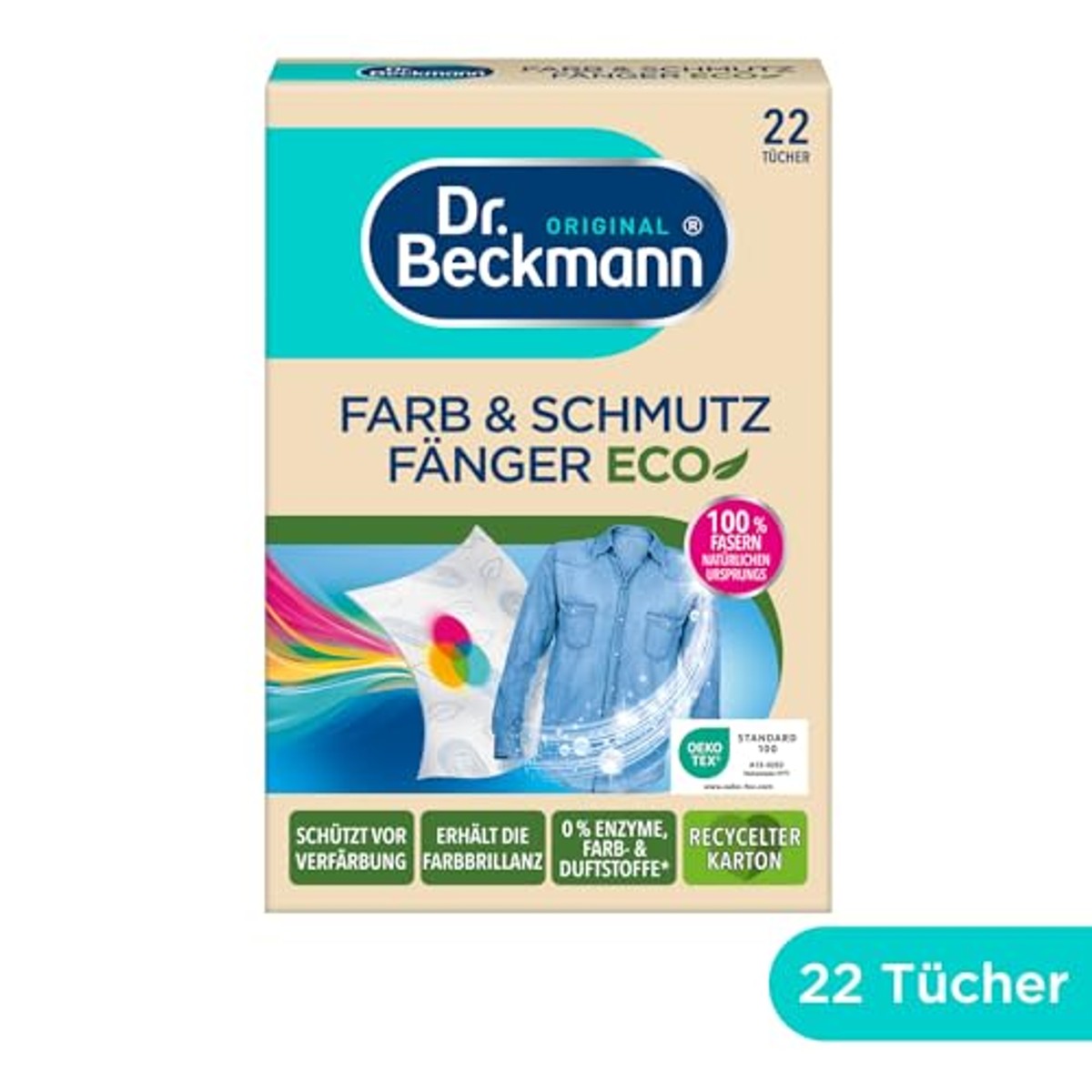 Dr. Beckmann Verf & vuilvanger Eco | 22 doeken – Dr. Beckmann
