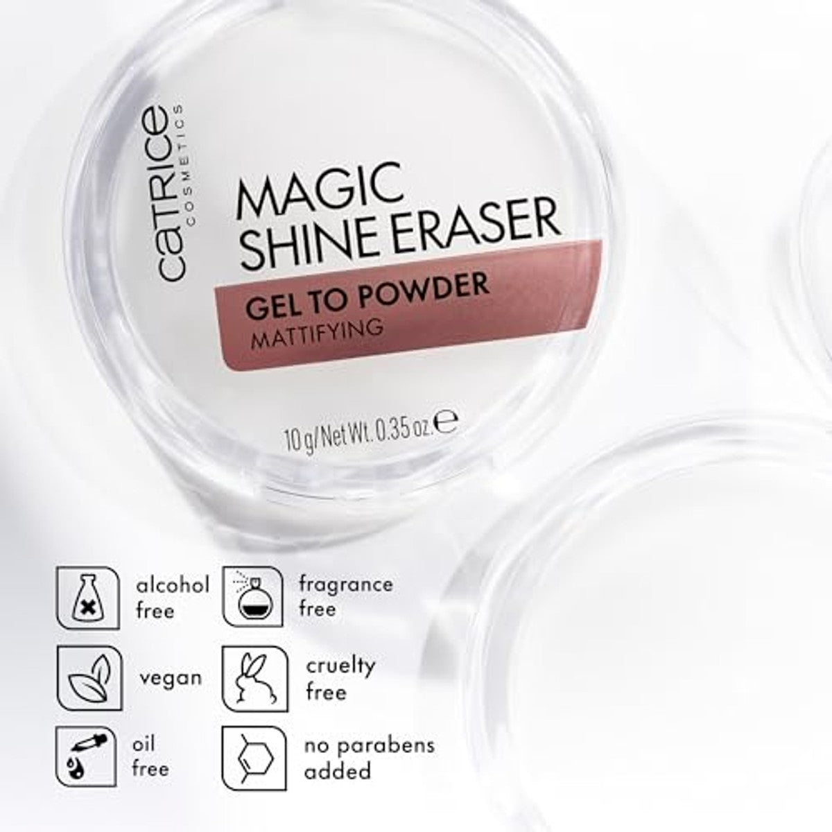 Catrice Cosmetics Magic Shine Eraser Gel To Powder 010 transparant - 3-pack – foto 5
