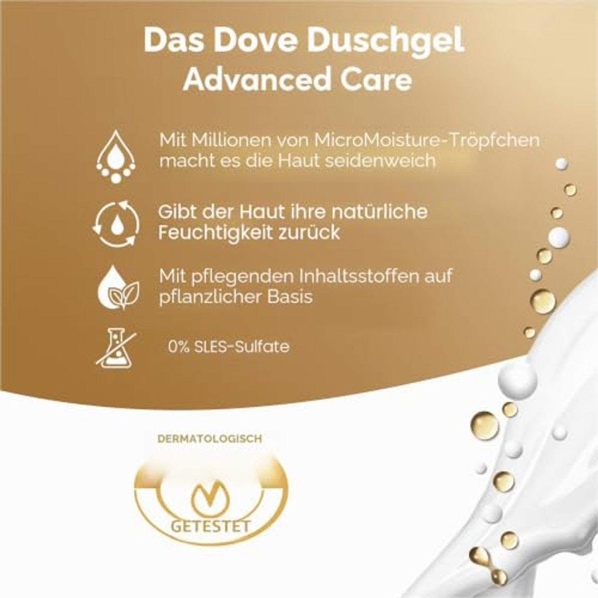 Dove Zoete Voedingsstoffen douchegel 6 x 225 ml – Dove
