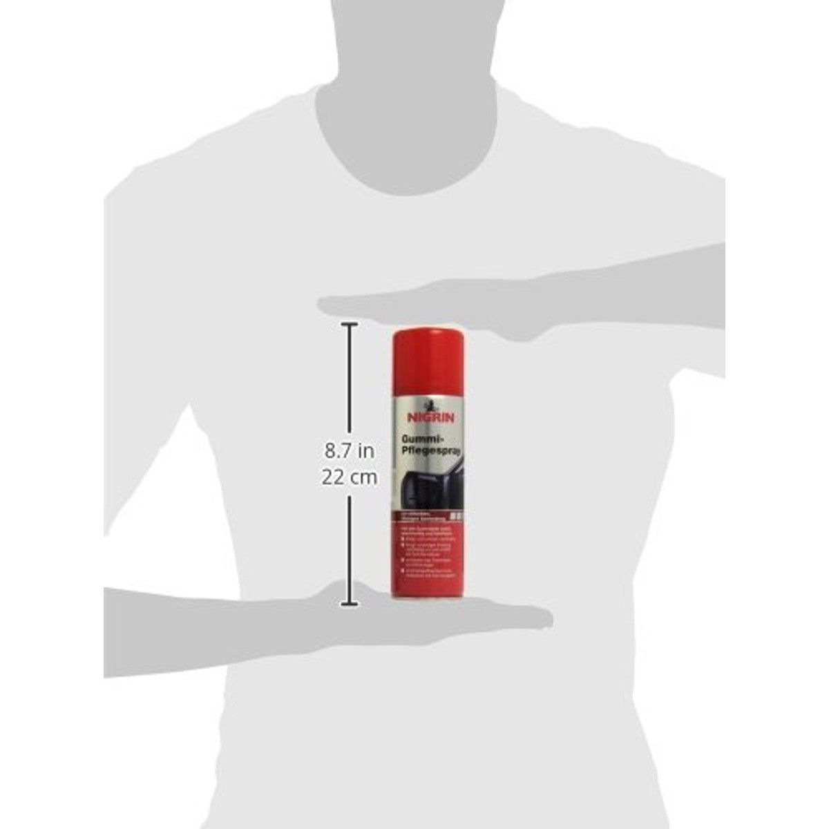 NIGRIN 74056 rubber-onderhoudsspray 6 x 300 ml - Voordeelverpakking