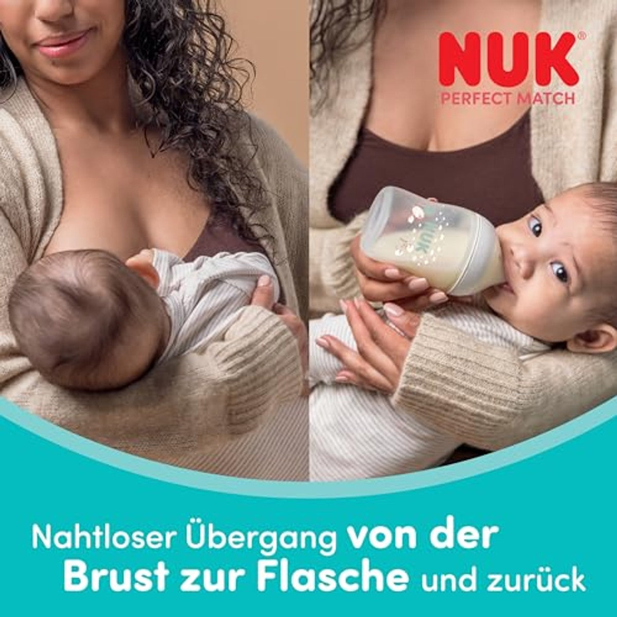 NUK Perfect Match Babyfles Disney Winnie de Poeh 6 x 260 ml - Voordeelverpakking