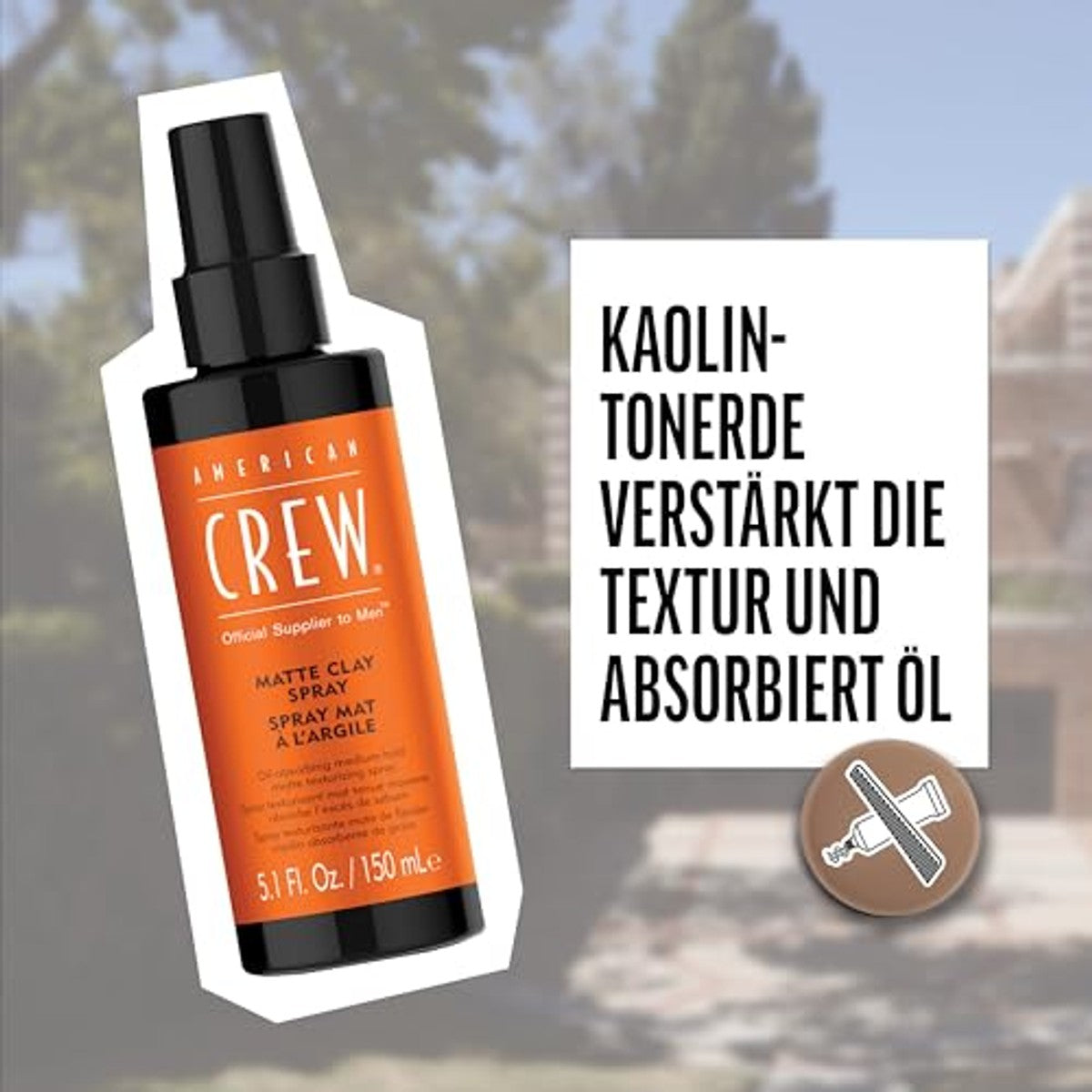 American Crew Matte Clay Spray Textuurspray voor Mannen 150 ml - 3-pack