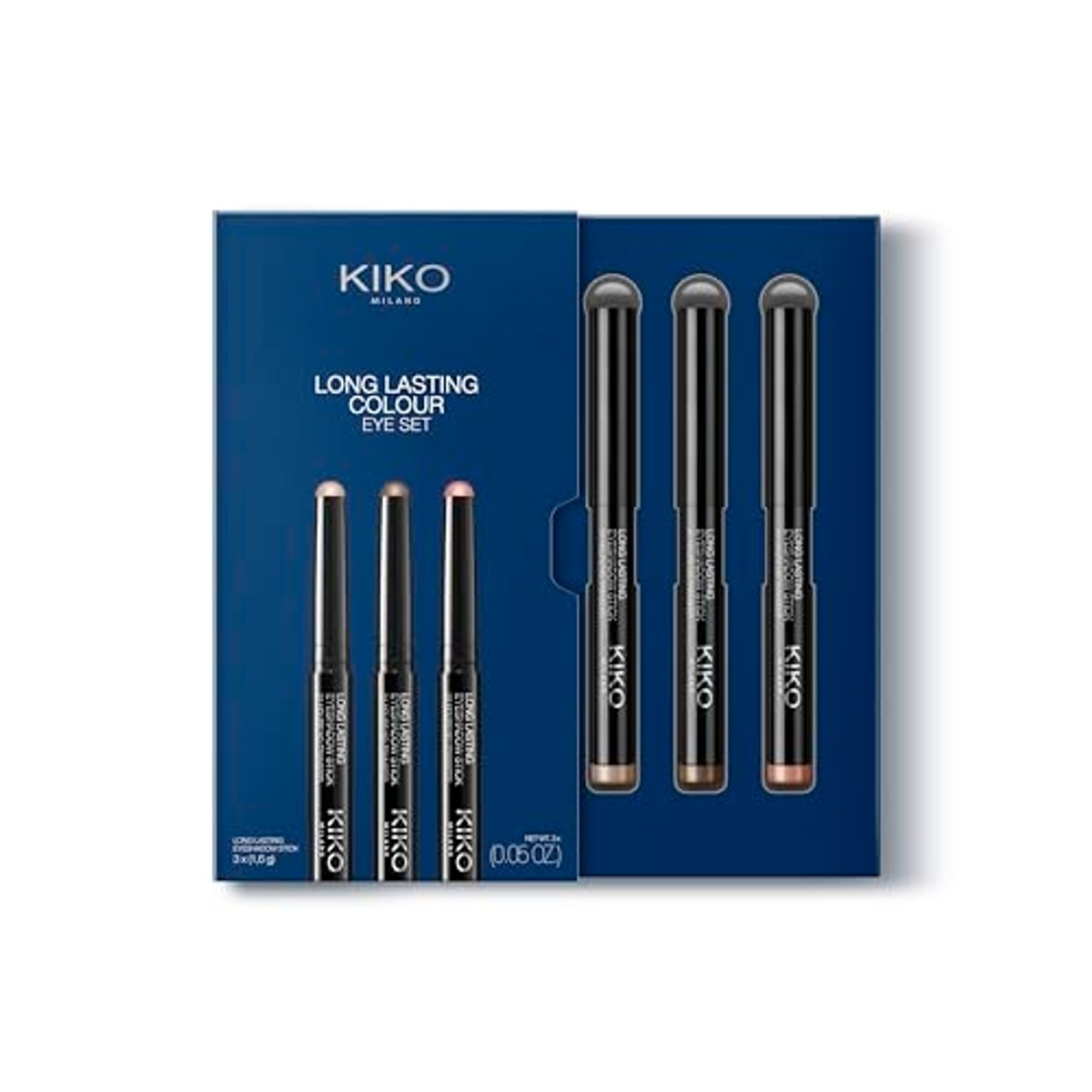 Kiko Milano Oogschaduwsticks Trio 03, 05 en 14 - 3-pack