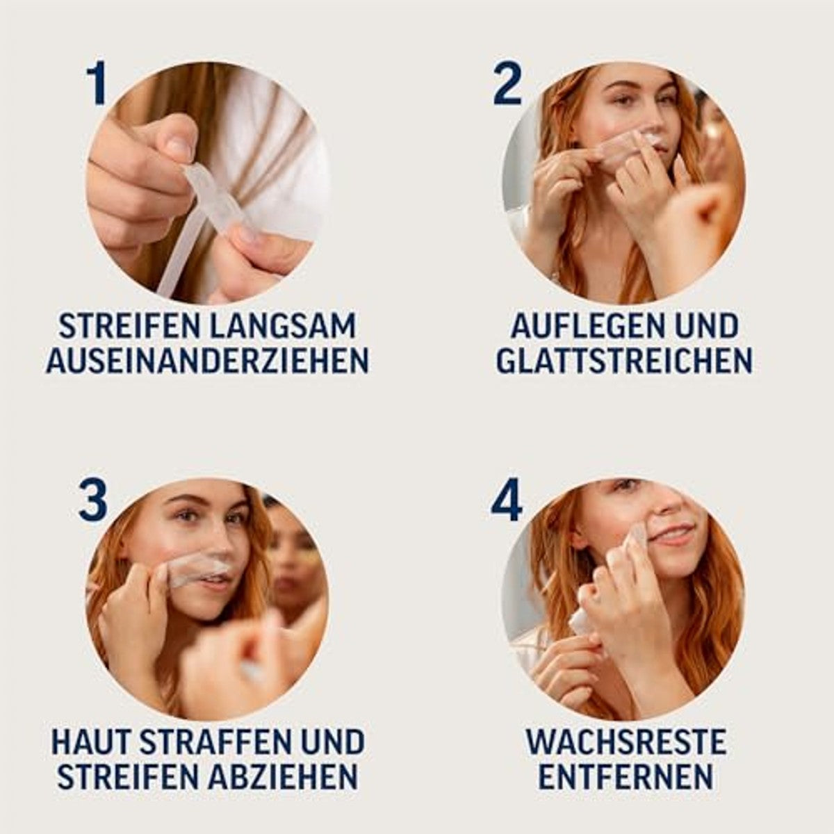 Veet Pure Kaltwachsstreifen Gesicht voor gevoelige huidück 3 x 20 st - Voordeelverpakking