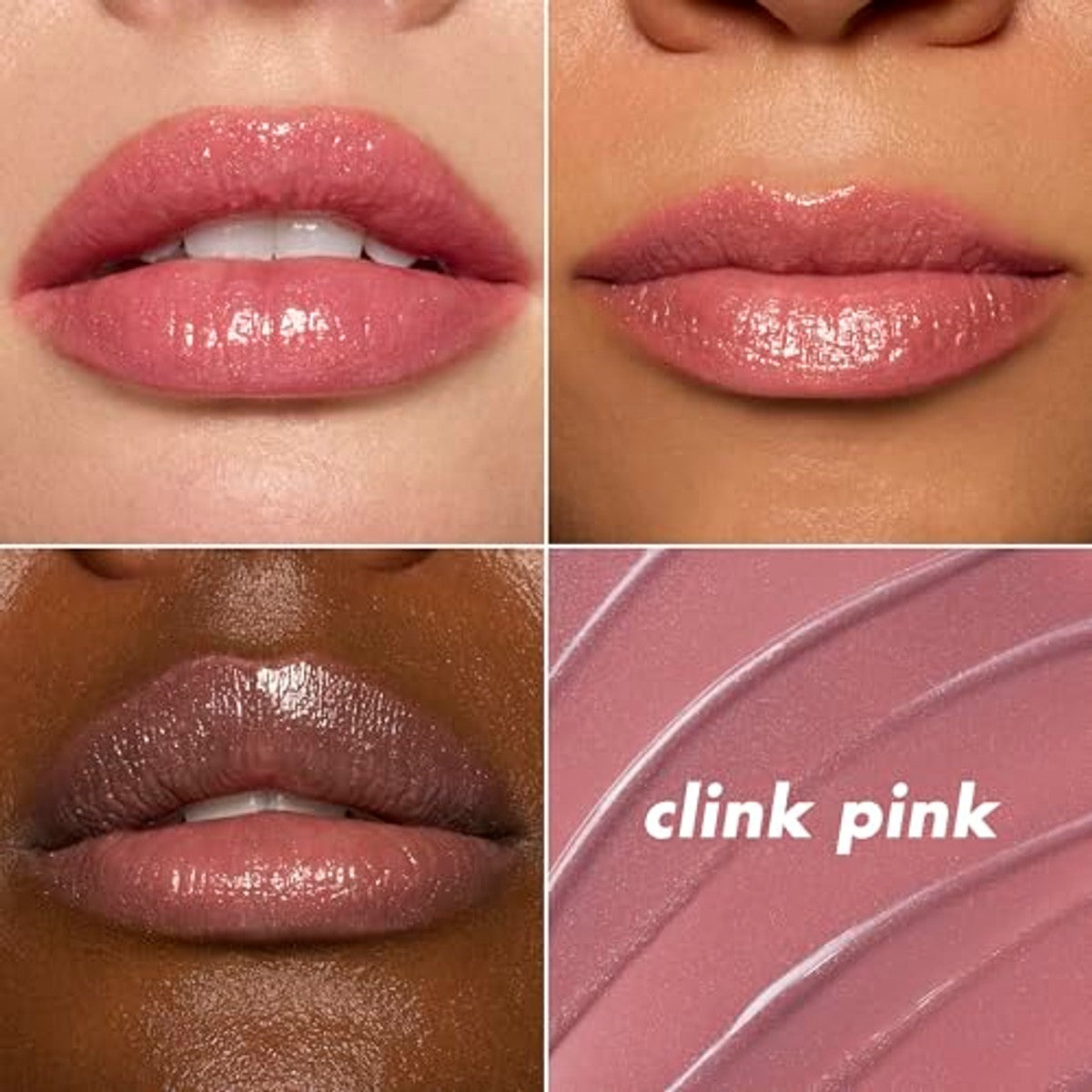 e.l.f. Pout Clout Lip Plumping Pen, pflegender Lippenbalsam für dezente Farbe und Glanz, polstert die Lippen auf und versorgt sie mit Feuchtigkeit, vegan und tierversuchsfrei, Clink Pink – e.l.f.