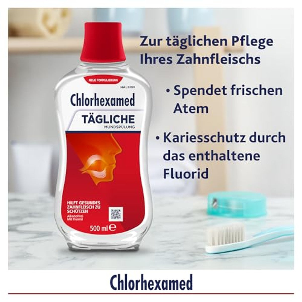 Chlorhexamed Mondspoeling 2 x 500 ml + Parodontax 75 ml – Chlorhexamed