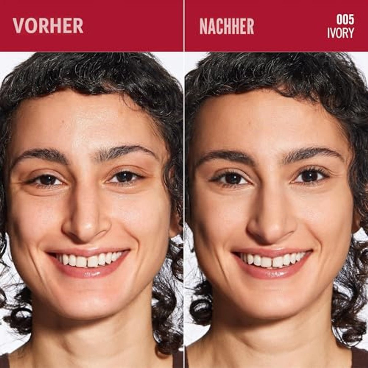 Rimmel London, Duurzame Finish 005 Ivory Compact Foundation, Finish Soft Focus, matte afwerking, volledige dekking, SPF20, veganistische formule, 7 g – Rimmel London