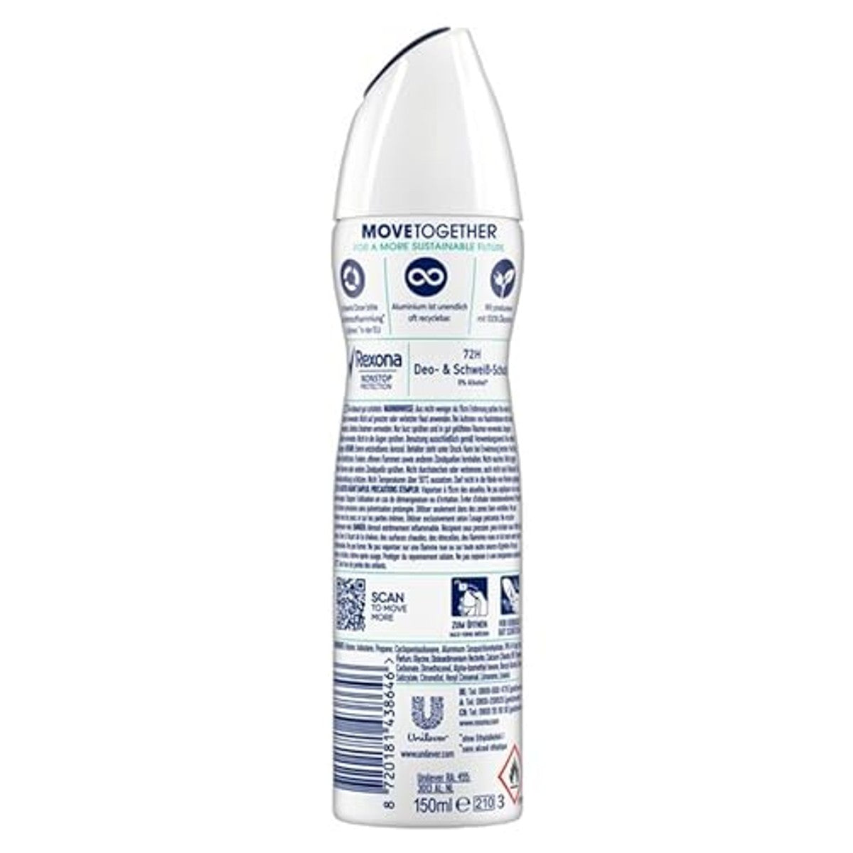 Rexona Nonstop Protection Deospray Shower Fresh 6 x 150 ml – Rexona
