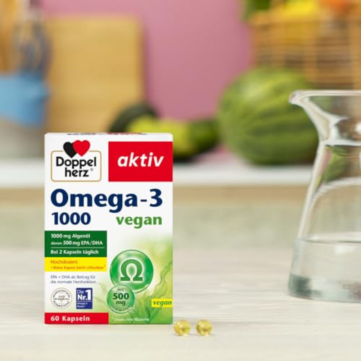Doppelherz Omega-3 1000 Veganistisch 120 Capsules - 6-pack