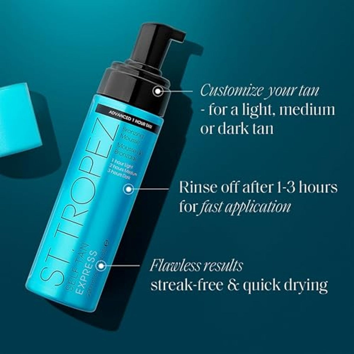 St.Tropez Self Tan Express Advanced Bronzing Mousse – St.Tropez