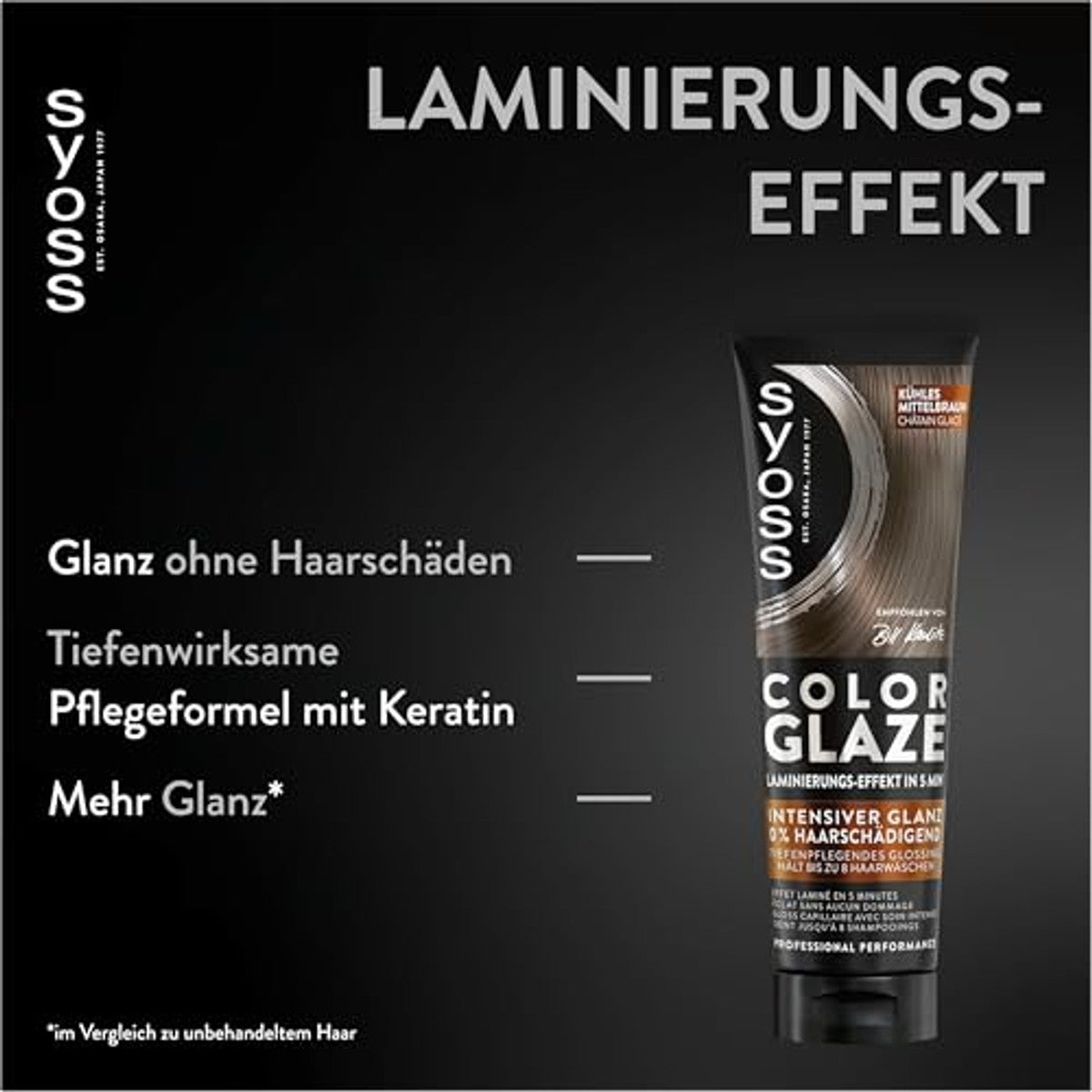 Syoss Color Glaze Glossing Koel middenbruin 130 ml – Syoss