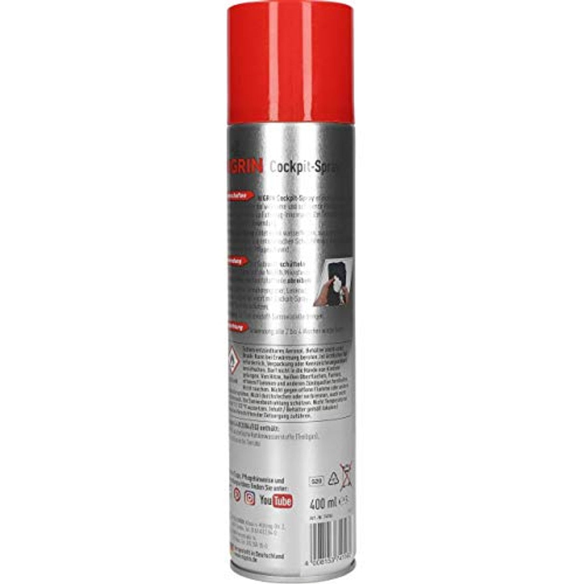 NIGRIN Cockpitspray Neutraal 3 x 400 ml - Voordeelverpakking