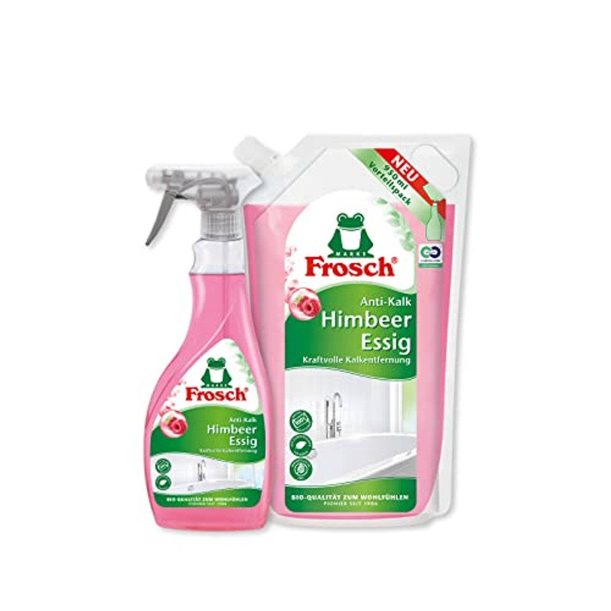FROSCH Anti-kalkreiniger framboos-azijn 0,5 l – FROSCH