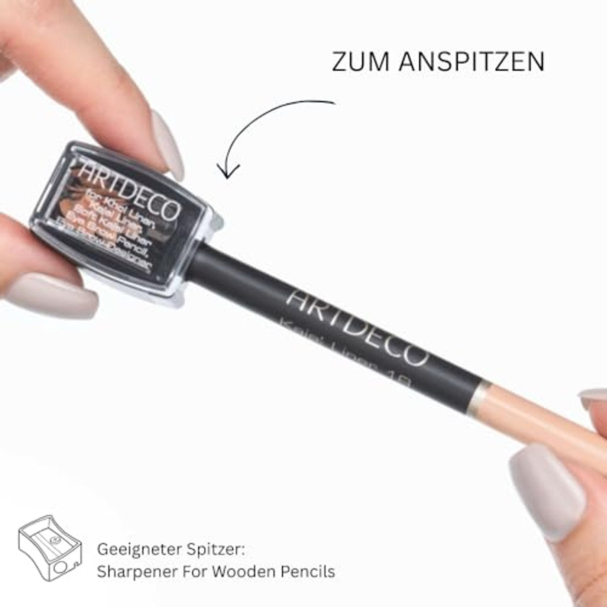 Artdeco puntenslijper voor houten make-up potloden - 6-pack