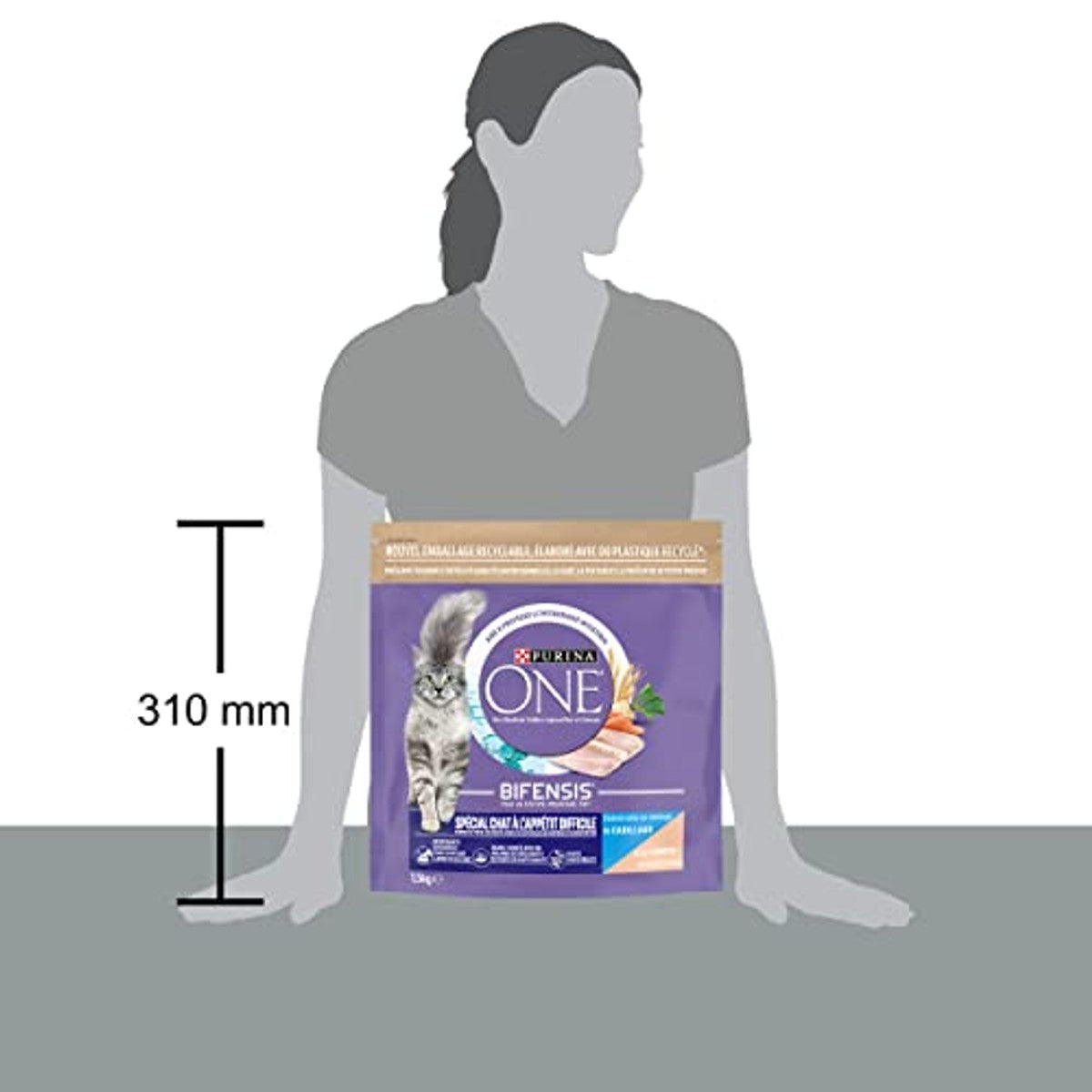 PURINA ONE - Speciaal voer voor kabeljauw/forel met eetlust, voor katten, 1,5 kg – PURINA ONE