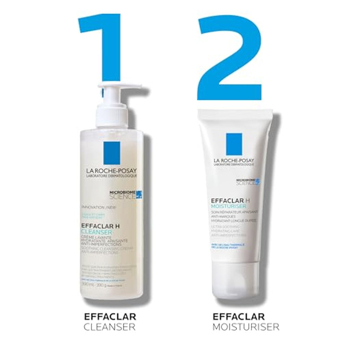 La Roche-Posay Effaclar H Iso-Biome Reinigingscrème Droge Huid 390 ml