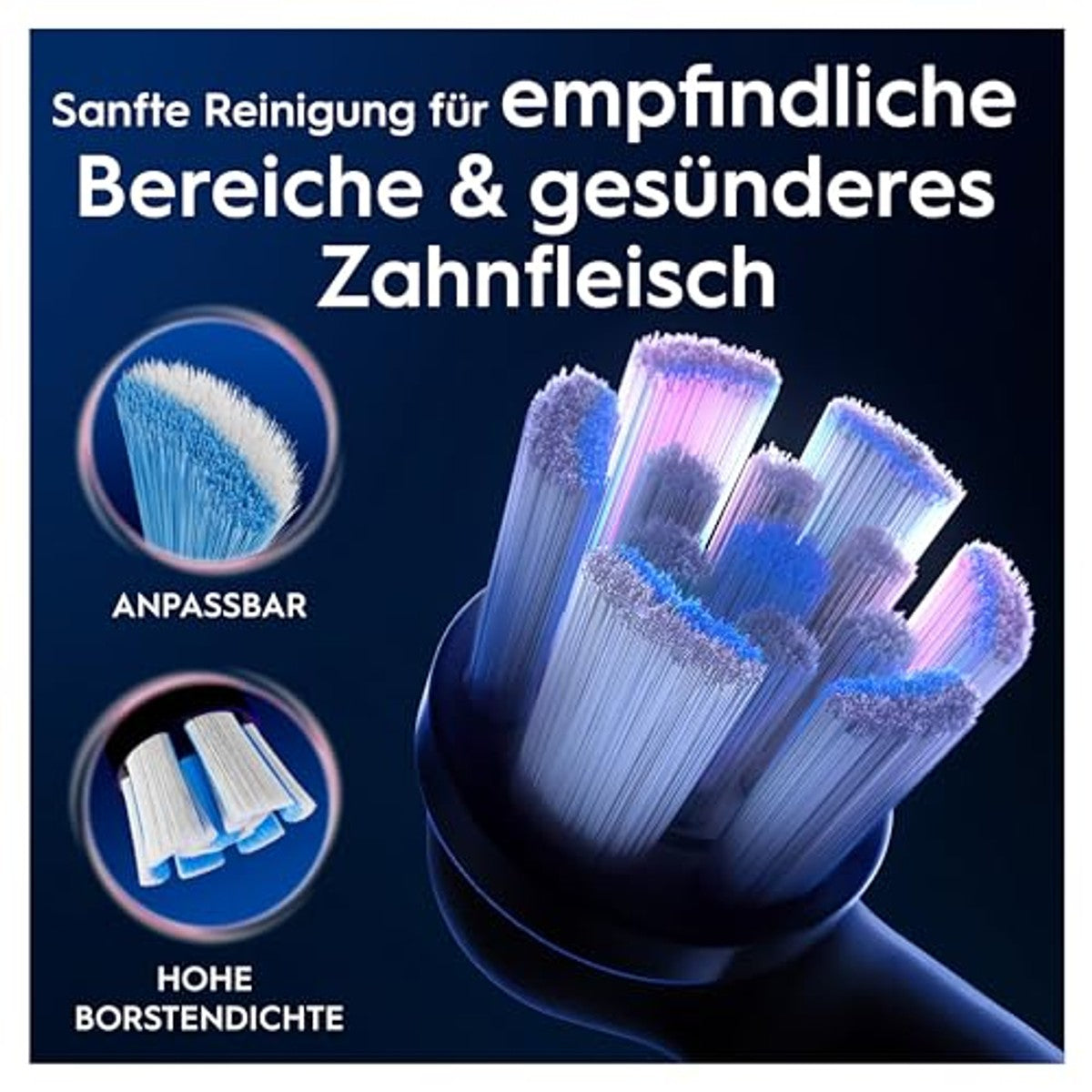 Oral-B iO Zachte Reiniging opzetborstels zwart 4 stuks – Oral-B