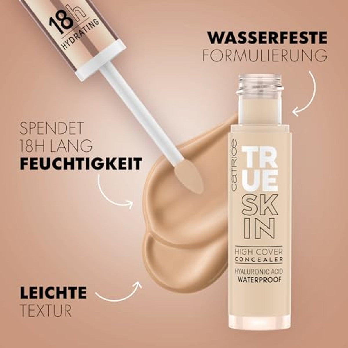 Catrice True Skin High Cover Concealer 010 Cool Cashmere 4,5 ml - 3-pack
