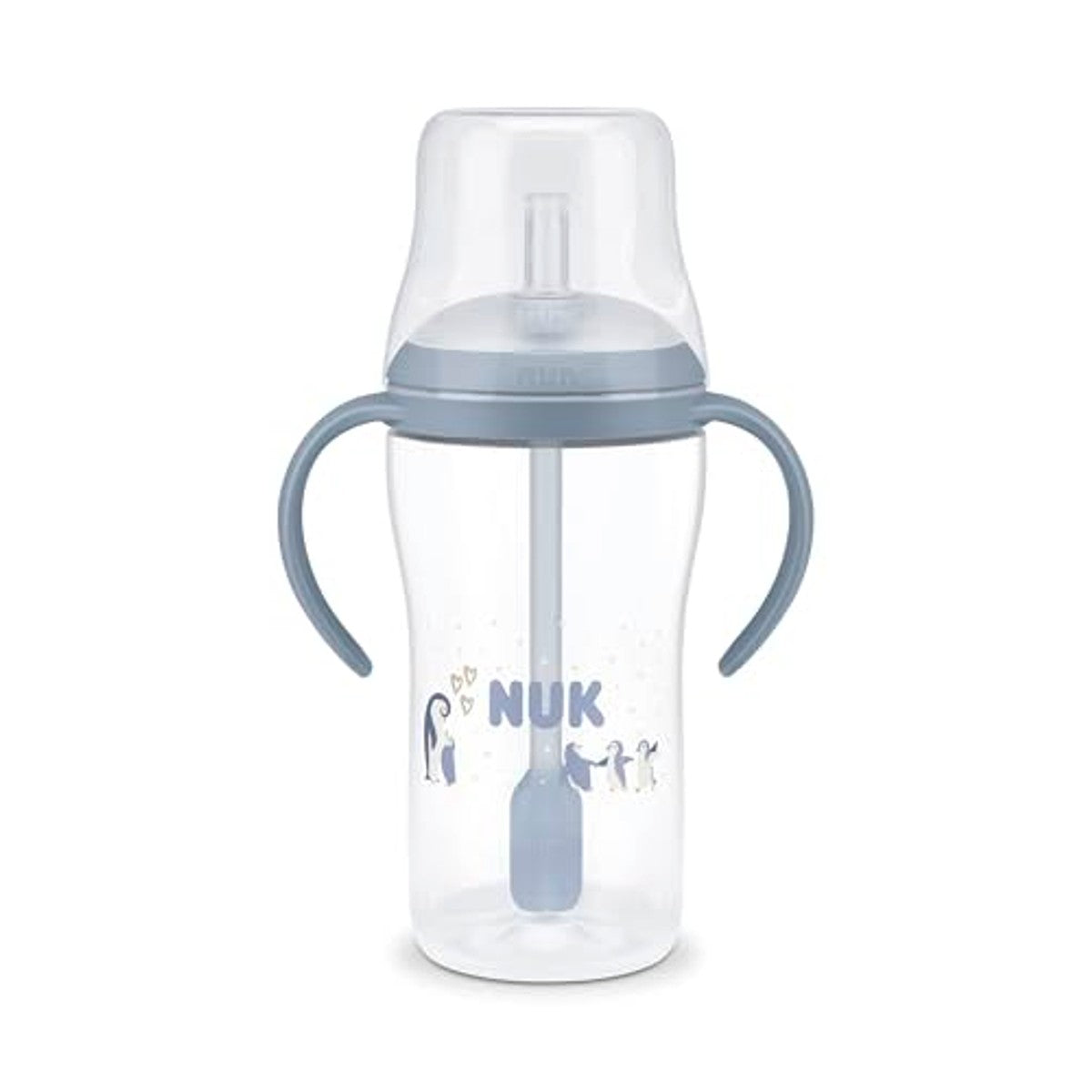 NUK Perfect Match Drinkfles met rietje blauw 260 ml – NUK