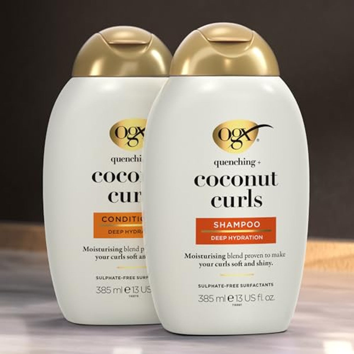 OGX Quenching + Coconut Curls Shampoo, 385 ml – OGX