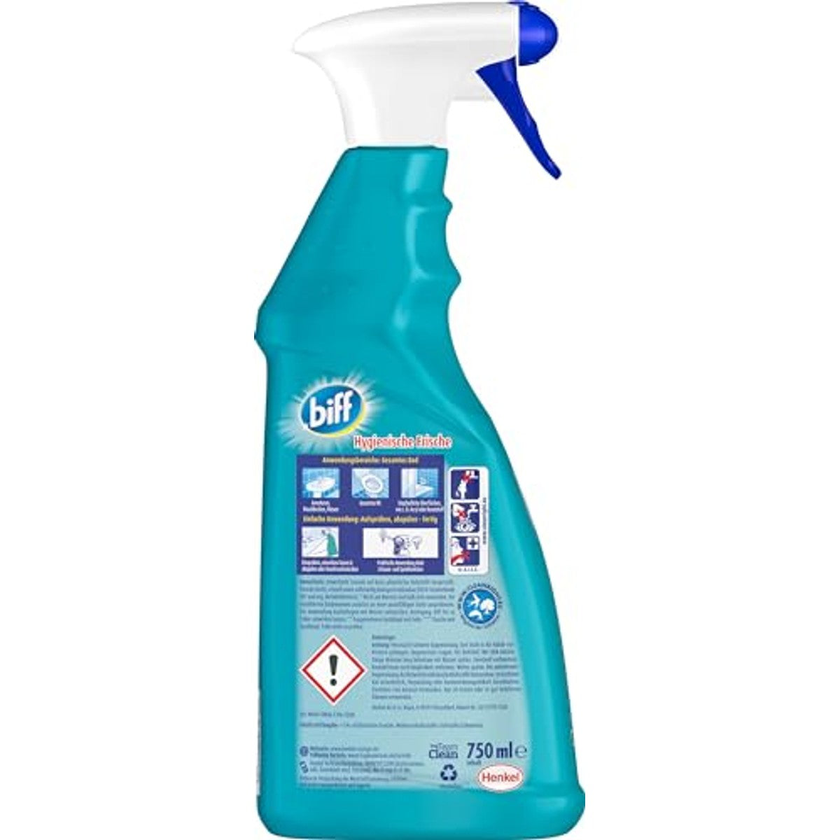 Biff Bad Total Hygiënische frisheid badkamerreiniger 3 x 750 ml - Voordeelverpakking