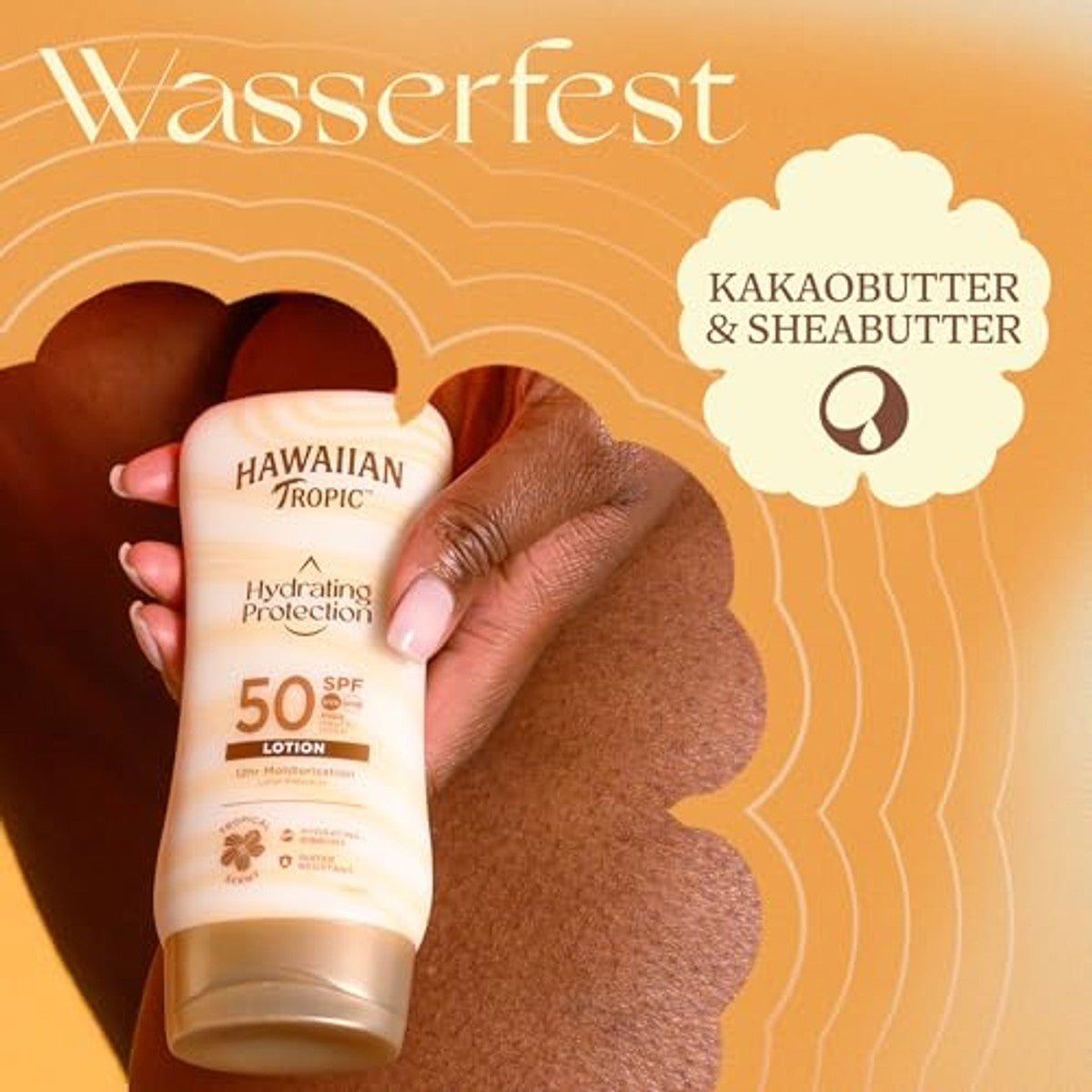HAWAIIAN Tropic Hydrating Protection SPF 50 Zonnebrandlotion 6 x 180 ml - Voordeelverpakking