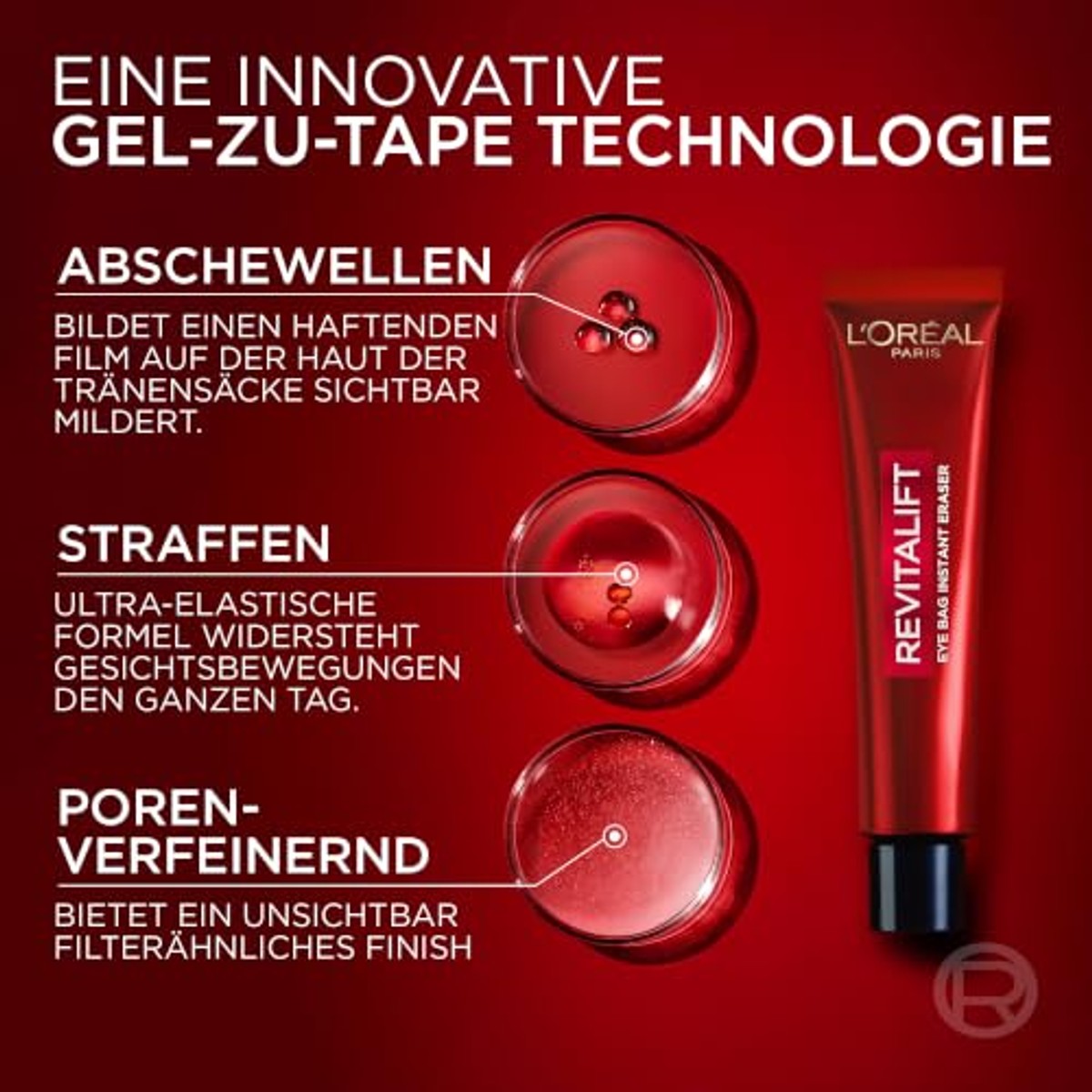 L'Oréal Paris Revitalift Laser Anti-Eye Bag 6 x 15 ml - Voordeelverpakking