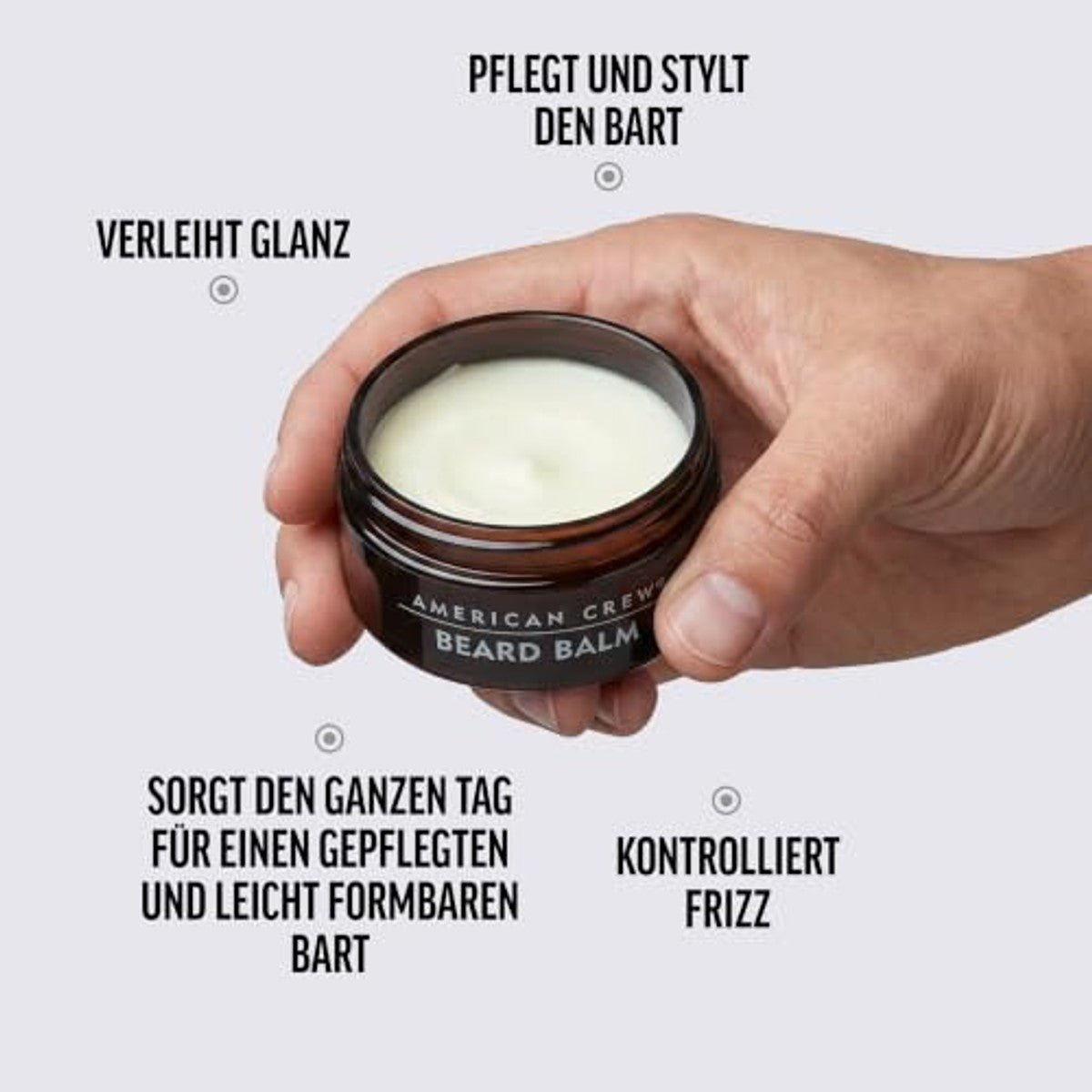 American Crew Beard Balm Baardbalsem voor Verzorgde en Flexibele Styling 60 g - 3-pack – foto 5