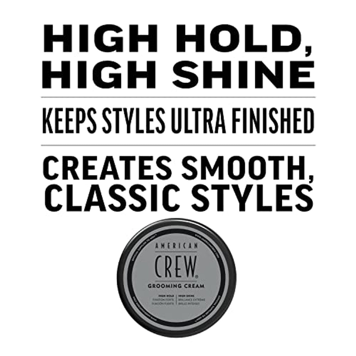 American Crew Grooming Cream Stylingcrème 85 g (Verpakking van 2) - 6-pack