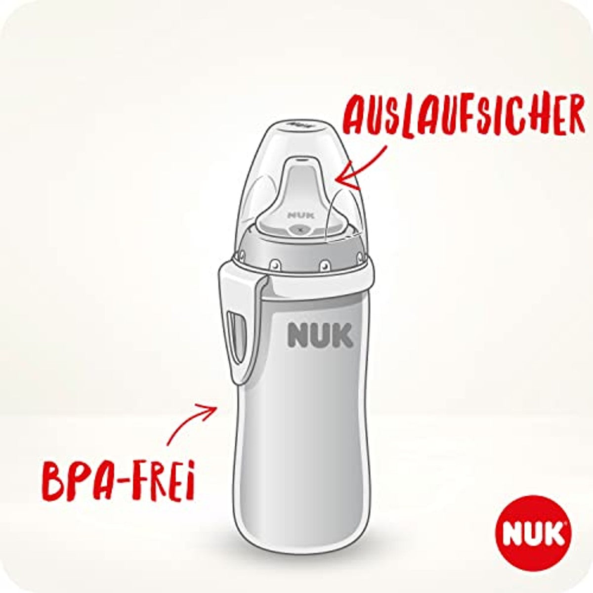 NUK Active Cup Disney Winnie de Poeh blauw 3 x 300 ml - Voordeelverpakking